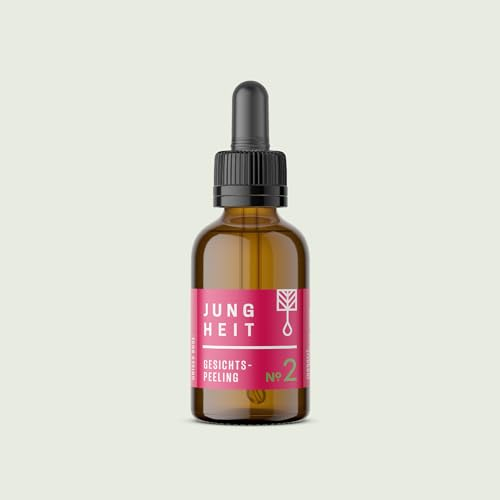 JUNGHEIT Gesichtspeeling Rose 50ml - BIO Porenreiniger Gesicht - Mitesserentferner entzündungshemmend - Anti Pickel face care - Gesichtsreinigung Naturkosmetik - Face Scrub für alle Hauttypen
