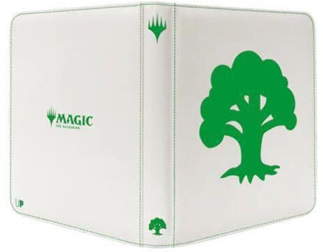 Ultra PRO - Mana 8 12-Pocket Zip PRO-Binder - Forest for Magic: The Gathering, Holds & Protects 480 Standard Sized Cards, Collector's Edition Durable Trading Secure Side-Loading Pocket Binder