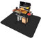 DBREAKS Tapis de cheminée d'intérieur Ignifuge en Fibre de Verre, Tapis Protection Sol Barbecue 99 * 182cm, Tapis de cheminée résistant au feu, Anti-feu Fire Pit Mat de Protector, Noir