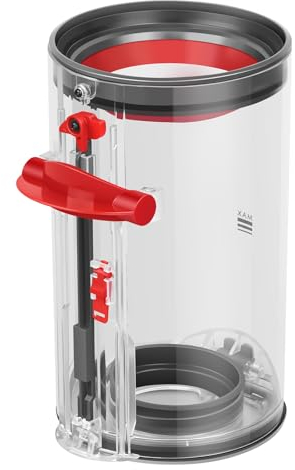 RUKHOOL Poubelle Collecteur Réservoir pour Dyson V10 SV12 Bac à Poussière Pièces Détachées Accessoire SV13 SV27 Conteneur Cuve Rechange pour Aspirateur Accessoires Grand Dustbin, Pas pour Petit Bac