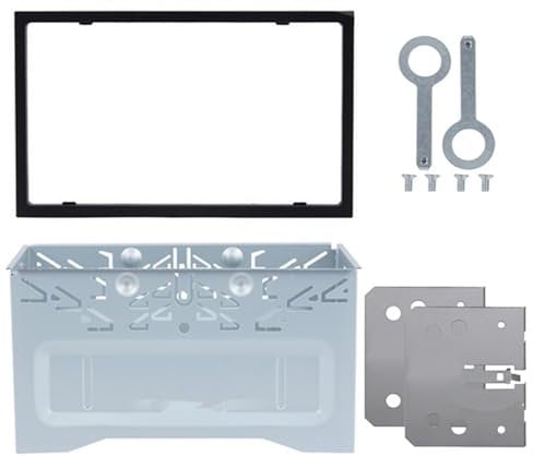 Doppel DIN Autoradio Einbaurahmen für Volkswagen, Universelle Halterung für VW der Baureihe 1997 bis 2009, für Doppel Din Autoradio Radio, Auto DVD Player, GPS Navigation