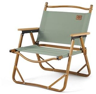 Naturehike Stuhl Campingstuhl Ultraleicht Klappstuhl Kleines Packt beträgt 120kg zum Angeln Picknick Outdoor Wandern (Seerose Grün-S)