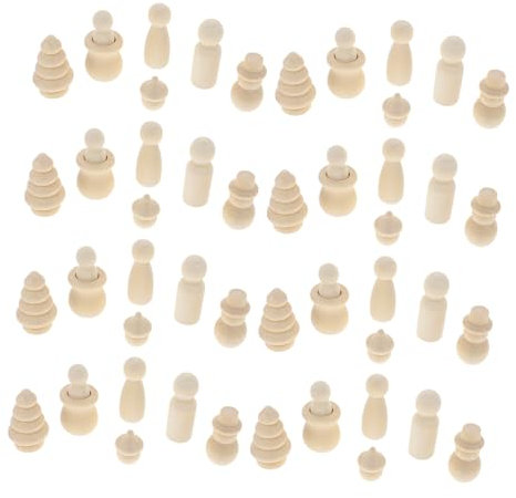 CORHAD Unfertige Holzpuppe Für Junge Mädchen Diy Spielzeug Holz Hand Malerei Puppe Unfinished Holz Puppe Zum Bemalen