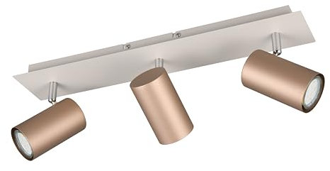Trio Leuchten Spotbalken Marley 802400365, Metall Coffee/Warm Grey, exkl. 3x GU10