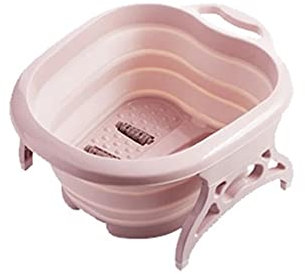 HIARAN Fußbadewanne, faltbares Becken, Kunststoff-Schaummassagewanne, Haushaltssauna-Badewanne, Pediküre-Badewanne, Faltbare Badewanne, hohe Ambition Lucky Star