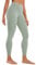 CRZ YOGA Butterluxe Damen High Waist Sport Leggings Blickdicht Yoga Leggins Sporthose Workout Gym Yogahose - 64cm Grüner Palmenhof 38