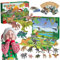 Dinosaurierspielzeug 24 Tage Dinosaurier -Adventskalender mit Vergleich Accessoires LIFELISCHE DINOSAUSPRÜFTE CALENDAR 2024 Für Kinder Dinosaurierliebhaber Weihnachtsgeschenke, Dinosaurier Advent Kal