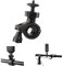 CERFFOOL Bicycle Clip 360° Rotatable for Insta360 Go 3 S 3 Insta360 X4 3 One Inch Panorama Mount for GoPro 13 12 11 Handlebar Clip Adjustable Clamp Action Camera Accessories Bicycle Mount