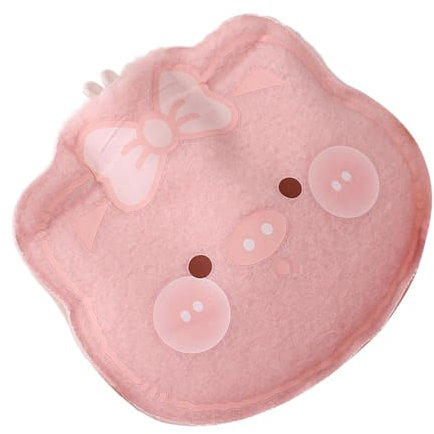 Wpsagek Wärmflasche für Bett, Cartoon-Motiv, warme Wärmflasche, niedliche Wärmflasche, bequeme Stofftiere, beheizte Wasserflasche für Studenten, Büros, Familien