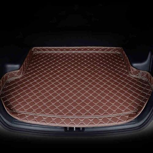 YSNFDN Coche Alfombrillas Maletero para BMW 1 Series 2017-2018 (with Net on The Left Side), Antideslizante Cuero Alfombrillas Maletero, Impermeable Maletero Bandeja Forro Alfombra Accesorios