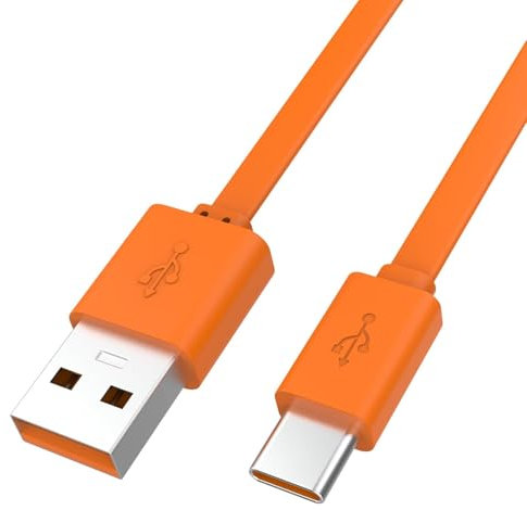 USB Typ C Ladekabel Kompatibel mit JBL Charge 4, Charge 5, Charge 6, Flip 5, Flip 6, Flip 7, Pulse 4, Pulse 5, Clip 4, Clip 5, JR POP, GO 4, Xtreme 3, Xtreme 4 Lautsprecher, Endurance Peak II Ohrhörer
