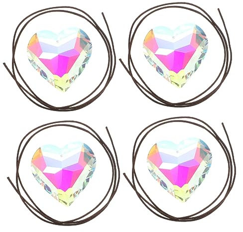 HEMOTON 4stücke Kristallkugelprismen Für Fenster Klare Kristallanhänger Zum Aufhängen Kristallkugel-dekor Zum Aufhängen Kristallkugel-Ornamente Zum DIY-kristallprismen
