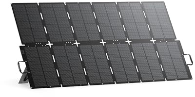 BLUETTI SORA 500 Panneau Solaire Portable, 500W Max, 25% d'Efficacité, IP67 Étanche, pour Camping, Randonnée, Urgences