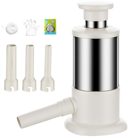Máquina para Hacer Salchichas - Procesador Manual con 4 Tubos de Relleno | Máquina de Salchichas Comercial - para Lap Cheong Arroz Pegajoso Bratwurst
