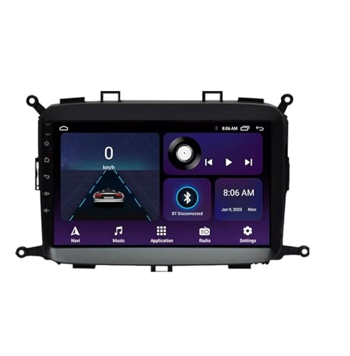2 Din Android Radio Bluetooth per Kia Carens 2012-2017 9 Inches Android 15 Schermo per Auto Touch Screen Steering Wheel Controls Per, 8 Core 2G+64G