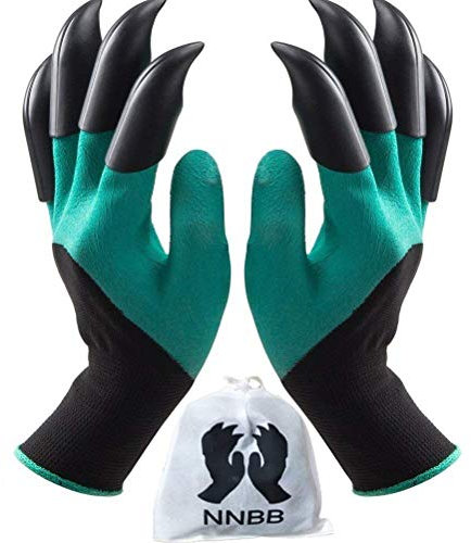 Foamsky Garten Handschuhe mit Fingerspitzen Krallen Schnell €“ Ideal für Graben Jäten Verteilen übergegangen, €“ Sicher für Rose Beschneiden €“ Beste Garten-Werkzeug €“ Beste Geschenk für Gärtner