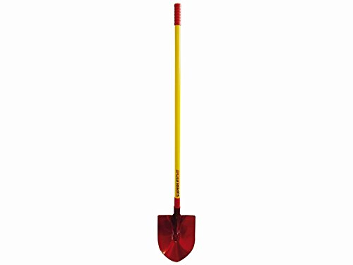 HaWe Frankfurter Schaufel Premium 290 x 270 mm, Aluminium, rot/gelb, 120 x 29 x 5 cm