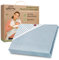 BabyToLove Serviette Papillon bébé en Fibres de Bambou Ultra absorbante | Cape de Bain Douce et épaisse pour Nouveau-né, Cadeau Naissance Original | Blue Stripes