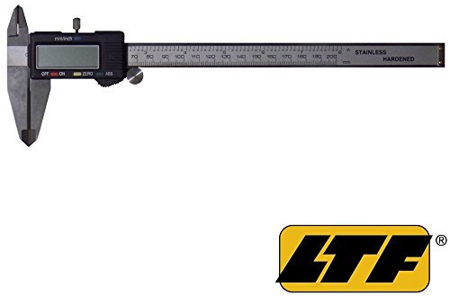 LTF OBERK calibro digitale 200 mm scala pollici metrica inserti in metallo duro