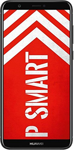 Huawei 51092CTF P smart Dual-Sim Smartphone (14,35 cm (5,6 Zoll), 32GB interner Speicher, 3GB RAM, 13MP/2MP Dual-Kamera, Android 8.0) Schwarz