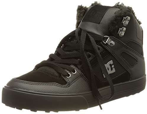 DC Shoes - Pure High Top WC Winter, Zapatillas de Skateboard Hombre, Negro (Black/Black/Black 3bk), 45 EU