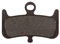 Hayes Dominion A4 Bremsbeläge Grau, Halbmetallisch