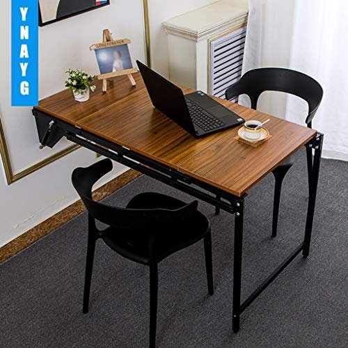 YNAYG Wand-Klapptisch Wooden-Life Wandtisch, ausklappbarer Schreibtisch, multifunktionaler Wandcomputer-Schreibtisch, Küche, Essbereich, Schreibtisch für zu Hause, Cabrio-Spind