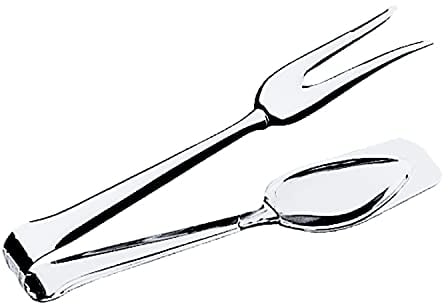 MEPRA AZD200775 Pinze per arrosto/Verdure, Inossidabile 18/10, Acciaio Inox