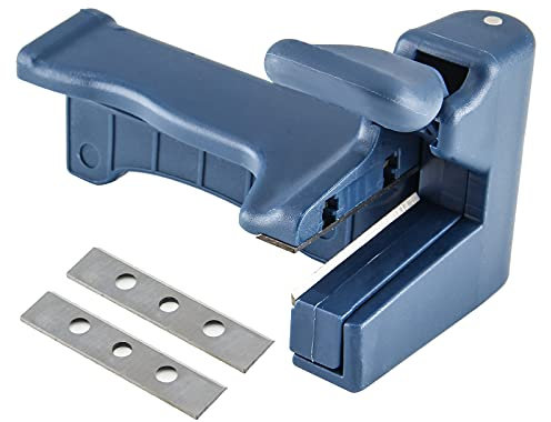Luomorgo Kantenschneider, Mini-Kunststoff-PVC-Sperrholz, Melamin-Furnier, doppelseitiger Bandschneider, manuelles Trimmen von Holzbearbeitungswerkzeug