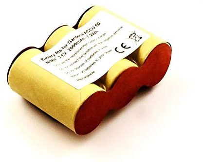 Akku für Gardena Rasenkantenschere Accu45, Accu60, 2000 mAh, 3,6 Volt