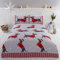 Rapport Home Dackel Bettbezug-Set, Polycotton, Rot, Einzelbett