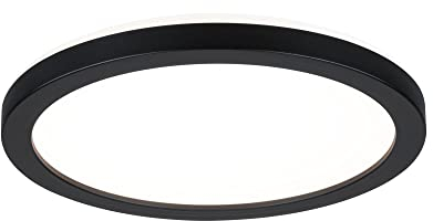 Paulmann 70997 LED Panel Atria Shine 190mm rund incl. 1x11,2 W Warmweiß Schwarz Lichtpanel Kunststoff Beleuchtungssystem 3000 K