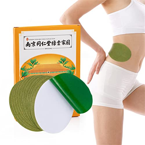 PRDECE Parches adelgazantes de cintura de ajenjo para quemar grasa para perder peso, calcomanía natural de hierbas medicinales chinas para el vientre, parche adelgazante para pérdida de peso (5 cajas)
