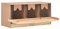 Festnight legenest Hühnernest 3 Fächer Nistkasten Abrollnester Hühner Legeboxen Für Hühner Hühnerklappe Automatisch Legenest Nistkasten 96 x 40 x 45 cm Massivholz Kiefer