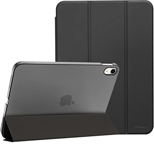 ProCase Funda para iPad 10ª Gen 10.9 Pulgadas 2022 Modelos A2696 A2757 A2777, Capa Protectora Delgada Smart Folio para Nuevo iPad 10 Generación 10.9 2022 -Negro
