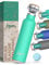 Thermosflasche 750ml Edelstahl TÜRKIS, Thermo Trinkflasche Edelstahl, Isolierflasche hält 25h kalt/13h warm, Edelstahl Trinkflasche BPA Frei, Isoflasche, Trinkflasche Wandern, Fahrradflasche, Büro