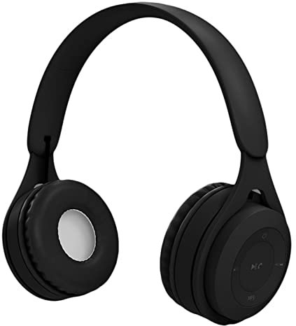 Fiauli Y08 - Cuffie senza fili, compatibili con Bluetooth, con cancellazione del rumore, universali, per sport, per lettore MP3, PC, telefono, colore: nero