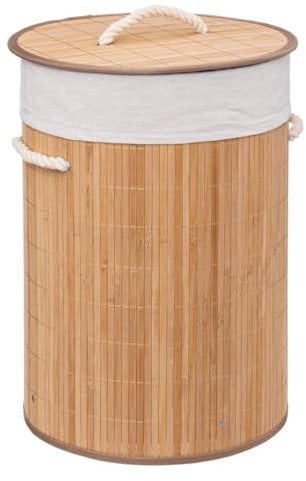 Five - Panier à Linge en Bambou H 50 cm capacité 48 L