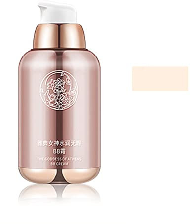 BB Cream, BB Cream Hautfreundliche Feuchtigkeitscreme Aufhellend Wasserfest für das Gesicht (01 Weiß)