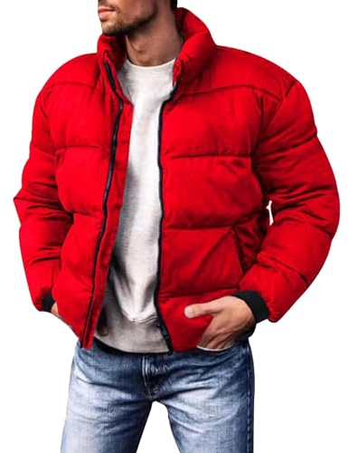 KONG JIMFAN Winterjacke Herren Sixpack Shirt Regenponcho Herren Fahrrad Motorradjacke Herren Leder Rains Regenjacke Skijacke Herren Y2k Tshirt Baseball Trikot Herren Lange Jacke Herren(Rot,L)