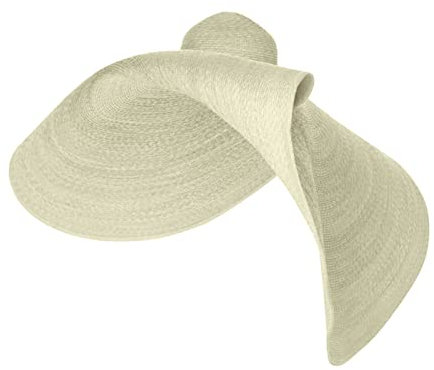 Damen Strohhut Breiter Schlapphut Sommerhut Damenhut Sommer Hut Breit Krempe Strandhut, Atmungsaktiv, Groß, Breite Kappe Für Reisen Und Urlaub
