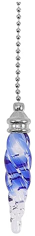 Artibetter Deckenventilator Verlängerung Licht Zugkette Dekor Lichterkette Extender Badezimmer Zugschnur Glas Deckenventilator Ketten Perlenkette Verlängerung Deckenventilator Licht konisch Metall