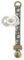 Elodie Details Schnuller & Clip Set, Stoff und Edelstahl Clip, für Baby Junge und Mädchen, Universal Silikonring, Passend für Alle Schnuller, Morris & Co- Standen Schnuller/Pimpernel Edelstahl Clip