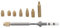 Punte per Saldatore TS100 TS101, M2 M2.5 M3 M4 M5 M6 M7 M8 Punte per Inserti Riscaldanti, Materiale in Ottone, Facile da Sostituire, per Accessori per Stampante 3D