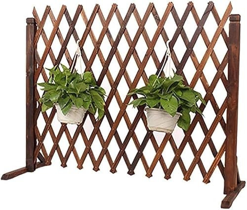Zaun Holzzaun Teleskop Balkongitter Dekoration Leitplanke Garten Sichtschutz Gitter Dekoration Gartenzaun Haustierzaun (90cm)