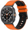 Tasikar Armbänder Kompatibel mit Samsung Galaxy Watch Ultra 47mm (2025/2024) Weich Silikon Uhrenarmband für Herren Damen, Orange-Bk