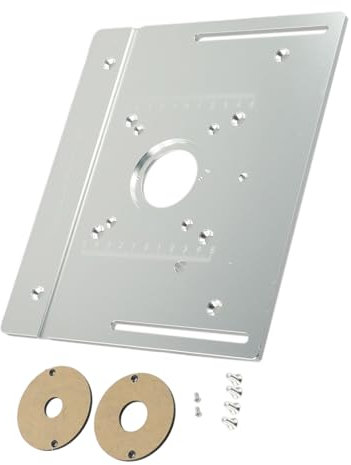 Placa de inserción de mesa de enrutador eléctrico de madera placa abatible placa grande de máquina de gong placa de inserción de recorte de enrutador de aluminio