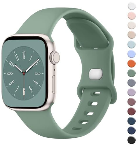 Wanme Compatibles con Correa Apple Watch 38mm 40mm 41mm 42mm 44mm 45mm 49mm 46mm, Correas de Silicona, Pulseras de Repuesto Deportiva Impermeable para iWatch Series 10 9 Ultra 8 7 6 5 4 3 2 1 SE