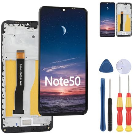 MinTroSD Pantalla táctil para Cubot Note 50 LCD que reemplaza las piezas con herramientas. (con marco)