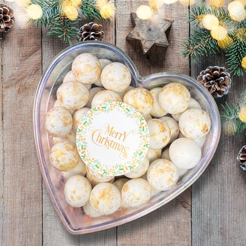 EinsSein 0,14kg Schokolade Weihnachts-Herz Merry Christmas mit Crispykugeln gold splashed | Nikolausgeschenk, Wichtelgeschenk Schokokugeln | kleine Geschenke für Weihnachten | Nikolaus christmas